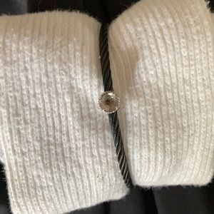 Twisted Black wire bracelet